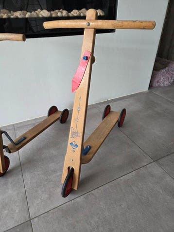 Vero - Speelgoed Set van 2 Vintage houten VERO
