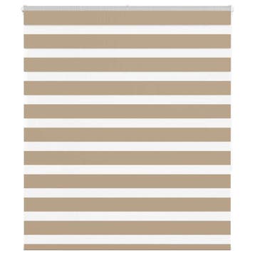vidaXL Zebra Blind 130x150 cm stofbreedte 125,9 cm polyester, Verzenden