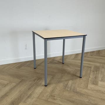 kantinetafel  70x70 cm,  ahorn - grijs, Gebruikt, Bureau