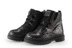 Nelson Veterboots Meisjes in maat 24 Zwart, Kinderen en Baby's, Verzenden, Jongen of Meisje, Schoenen, Zo goed als nieuw