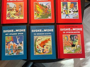 Suske en Wiske in de range 1 t/m 37 - Klassiek rode / bleuwe, Nieuw