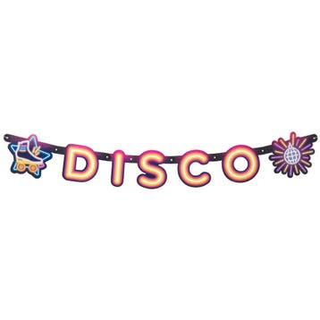 Disco Letterslinger 1,2m, Hobby & Loisirs créatifs, Articles de fête, Verzenden