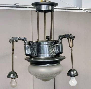 Lampe - Métal, Laiton - Le meilleur de l’Art déco.