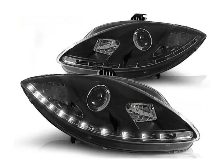Seat Leon Altea Toledo Black LED koplamp units 2e kans, Auto-onderdelen, Verlichting, Gebruikt, Seat, Verzenden