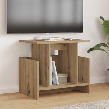 vidaXL TV Stand 2 st Artisan Eiken Bewerkt hout, Verzenden, Nieuw
