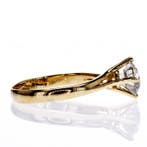 Zonder minimumprijs - Verlovingsring - 14 karaat Geel goud -, Handtassen en Accessoires, Antieke sieraden