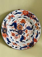 Kangxi Imari Borden - Assiette - Porcelaine - Peint avec