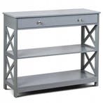 2dekans | Coast Console Tafel 3 Niveau met Lade Houten, Ophalen of Verzenden, Nieuw