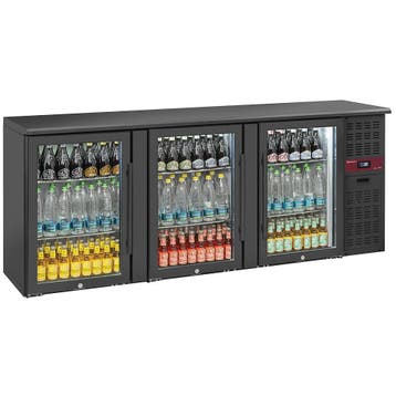 Barkoelkast | BOTTLES EVO | 500L | Zwart | +2°C/+8°C |, Verzenden