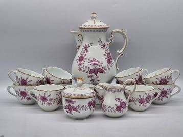 Hutschenreuther – Kaffee-Teile – Porzellan mit, Antiquités & Art
