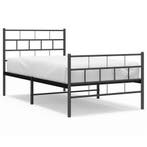 Bed zwart metaal | 41% korting | Laatste kans! (bedframe), Huis en Inrichting, Slaapkamer | Bedden, 100 cm, Eenpersoons, Verzenden