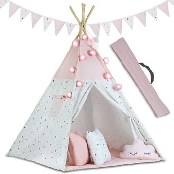 Kindertent Tipi Roze | 120x120x165cm | Laatste Stuks!, Ophalen of Verzenden, Nieuw, Overige typen, Aanbouwonderdeel