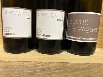 2023 Julien Pilon : Condrieu Lône, Hermitage Prisme,