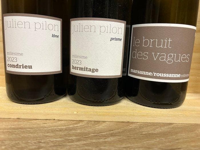 2023 Julien Pilon : Condrieu Lône, Hermitage Prisme,, Collections, Vins