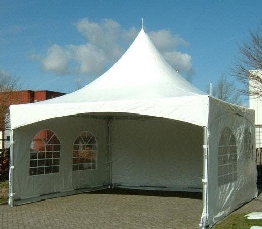 Ambisphere | Pagode 6x6m WIT Feesttent-Partytent, Jardin & Terrasse, Tonnelles