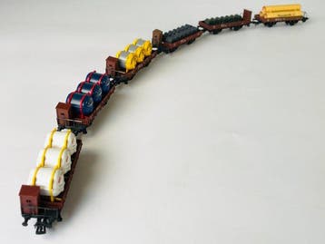 Lima H0 - Modeltrein goederenwagon (6) - Goederenwagens met, Hobby en Vrije tijd, Modeltreinen | H0, Nieuw