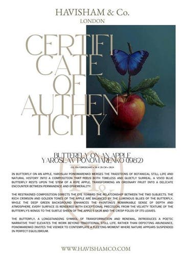 Yaroslav Ponomarenko (1982) - Butterfly on an Apple