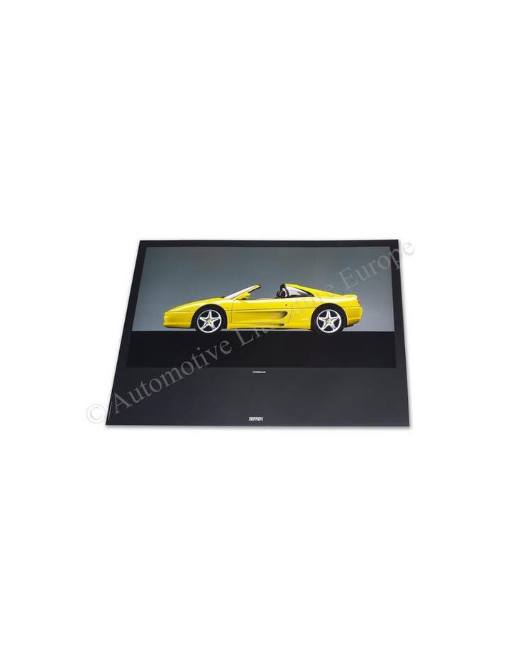 2001 FERRARI F355 GTS POSTER 864/94, Livres, Autos | Brochures & Magazines