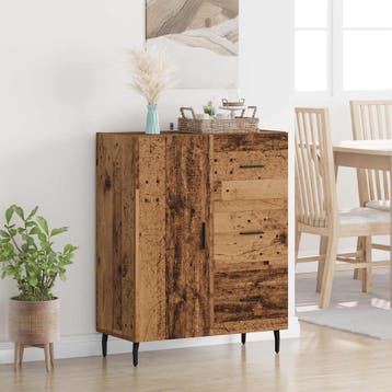 vidaXL Dressoir Oud Hout 69,5 x 34 x 90 cm Geengineerd Hout, Verzenden, Nieuw