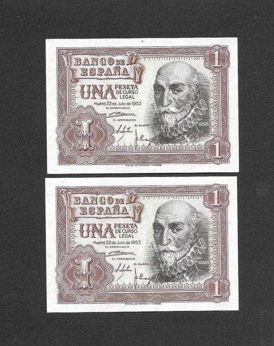 Spanje. - 11 Banknotes - various dates (Zonder minimumprijs), Timbres & Monnaies, Billets de banque | Europe | Billets non-euro