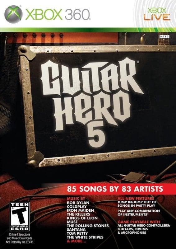 Guitar Hero 5 (Xbox 360 Games), Games en Spelcomputers, Games | Xbox 360, Zo goed als nieuw, Ophalen of Verzenden