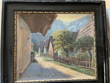 Scuola austriaca (Firmato Buchner) - Paesaggio