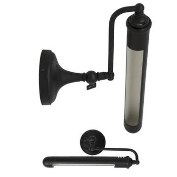Wandlampen Messing Muurlamp Cabot Tube L Antiek Zwart, Verzenden, Nieuw