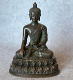GRATIS VERZENDING Shakyamuni Boeddha - Brons - Azië (Zonder