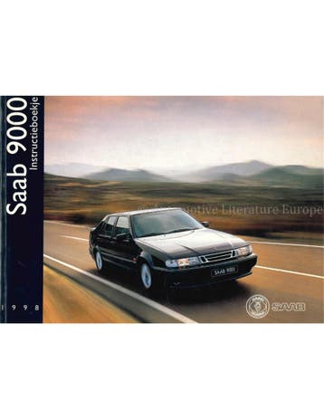 1998 SAAB 9000 INSTRUCTIEBOEKJE NEDERLANDS, Ophalen of Verzenden