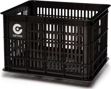 Cortina Krat Dubai (MIK) 29,5L zwart 45x35x25cm, Fietsen en Brommers, Verzenden, Nieuw, Cortina