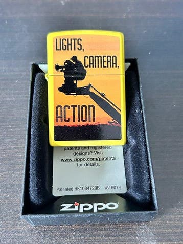 Zippo - B15- Lights, Camera… Roll - Zonder minimumprijs -, Nieuw