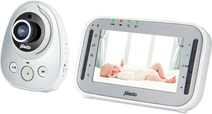 Babyfoon met camera - Baby monitor - Baby camera - Zilver -, Kinderen en Baby's, Babyfoons, Nieuw, Verzenden