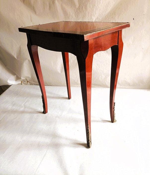 Table dappoint - Chêne, cerisier et racine d’olivier,, Antiek en Kunst, Antiek | Overige Antiek