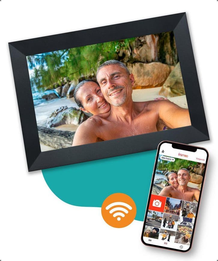 Digitale Fotolijst voor ouderen met WiFi en mobiele App, Audio, Tv en Foto, Foto | Digitale fotokaders, 12 inch of groter, 2 GB of meer