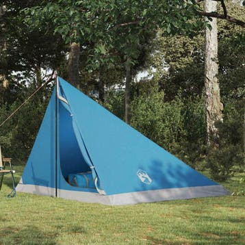 vidaXL Backpacking Tent 4-persoons Blauw 185T Polyester met, Verzenden, Nieuw
