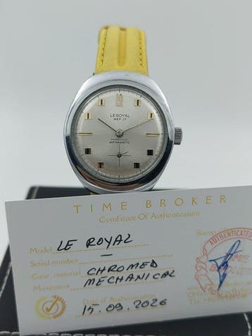 LE Royal - Small Second - Zonder minimumprijs - Heren -, Nieuw