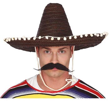 Sombrero Zwart 50cm, Hobby en Vrije tijd, Feestartikelen, Verzenden, Nieuw