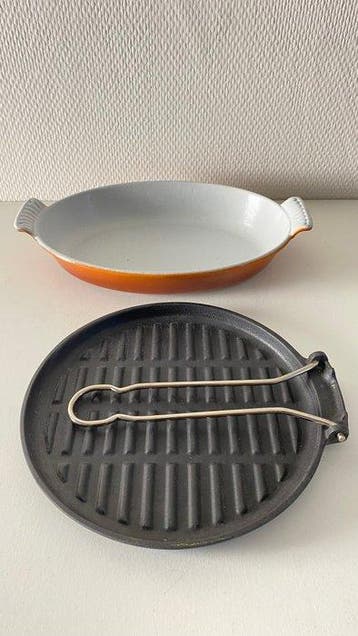 Style Le Creuset - Plat de cuisson (2) - Fonte émaillé +