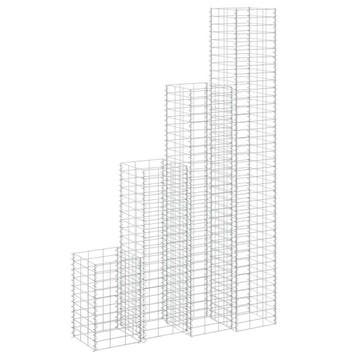 vidaXL Schanskorf plantenbakken 4 st 30x30x50/100/150/200 cm, Verzenden