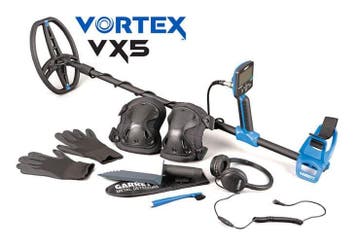 Garrett Vortex VX5 metaaldetector met accessoires, Hobby en Vrije tijd, Metaaldetectors, Garrett, Instelbare gevoeligheid, Meer dan 30 cm