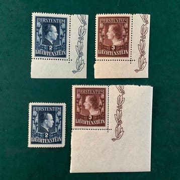 Liechtenstein 1951 - Vorstenpaar in beide tandingen - MNH -, Postzegels en Munten, Postzegels | Europa | Oostenrijk, Gestempeld