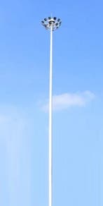 Polygonale heavy duty stalen highmast 25m1 met grondstuk en, Zakelijke goederen, Overige Zakelijke goederen, Verzenden