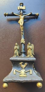 sculptuur, Crocefisso - 19 cm - Brons