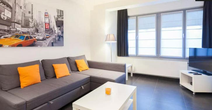Appartement en Avenue Édouard Lacomblé, Etterbeek, Immo, Appartements & Studios à louer, 35 à 50 m², Bruxelles