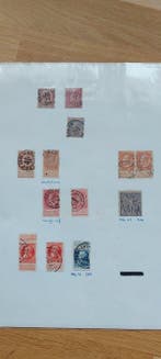 Collection de timbres belges IoT et enveloppe belge -