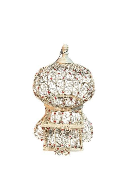 Vogelkooi - IJzer - decoratief ornament, Antiquités & Art, Art | Objets design