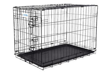 Lendo Online Hondenbench Opvouwbaar 90x60x67cm Staal, Dieren en Toebehoren, Verzenden, Nieuw
