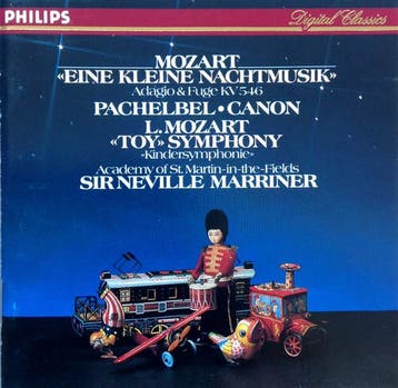 Mozart, Pachelbel, Leopold Mozart, The Academy Of St. Martin, Verzenden