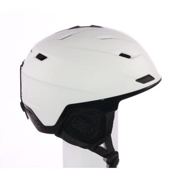 57 58 skihelm/snowboardhelm SLOKKER TRIAL, White/black, vers, Verzenden