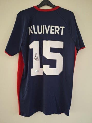 Hand Signed Custom Style Jersey - Patrick Kluivert -